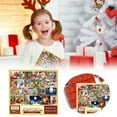 Sumllary Christmas Countdown Calendar Blind Puzzle Festive 24 Grids