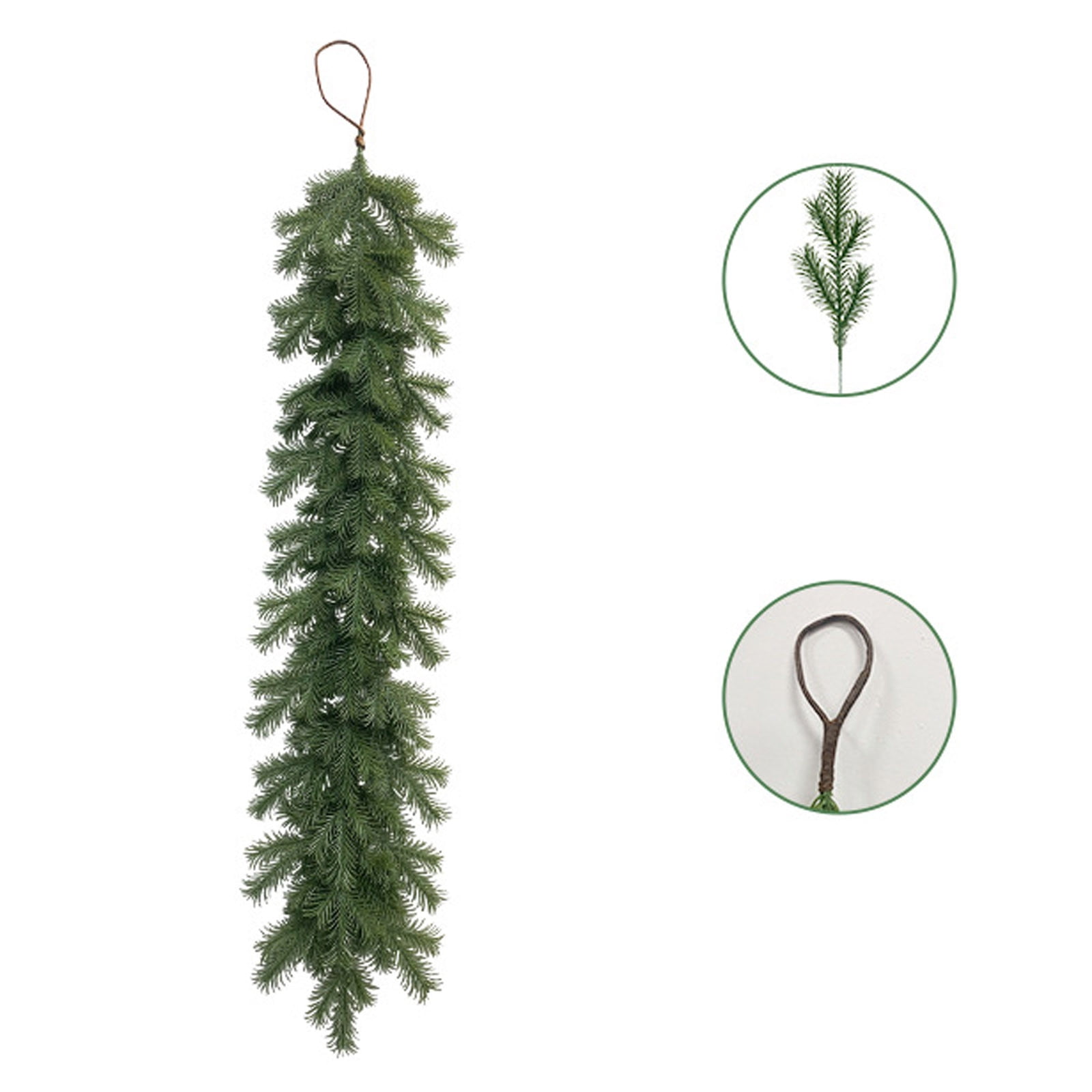 Sumllary Christmas Decorations, Lifelike Cedar Garland, Christmas ...