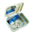 Sumllary Denture False Teeth Storage With and Clean Brush Applianc