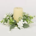 thumbnail image 1 of Sumllary Event Dress for Women Hydrangea Candle Rings Wreaths Floral Candle Ring Candlerings For Pillar Candle, 1 of 3