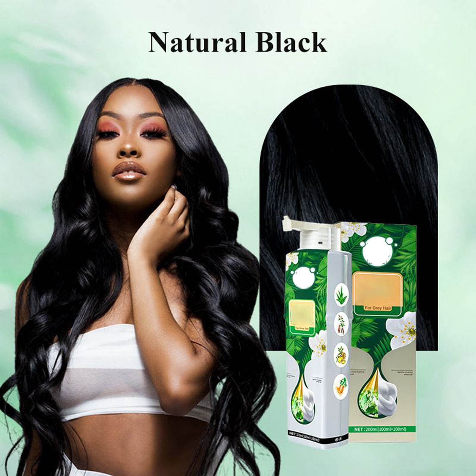 Sumllary Hair Coloring Extract For Grey Hair Color Dye Hair Dye Shampoo