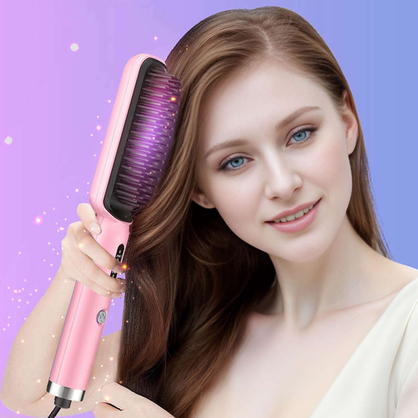 Sumllary Hair Straightening Comb Volume Straight Hair Straightening