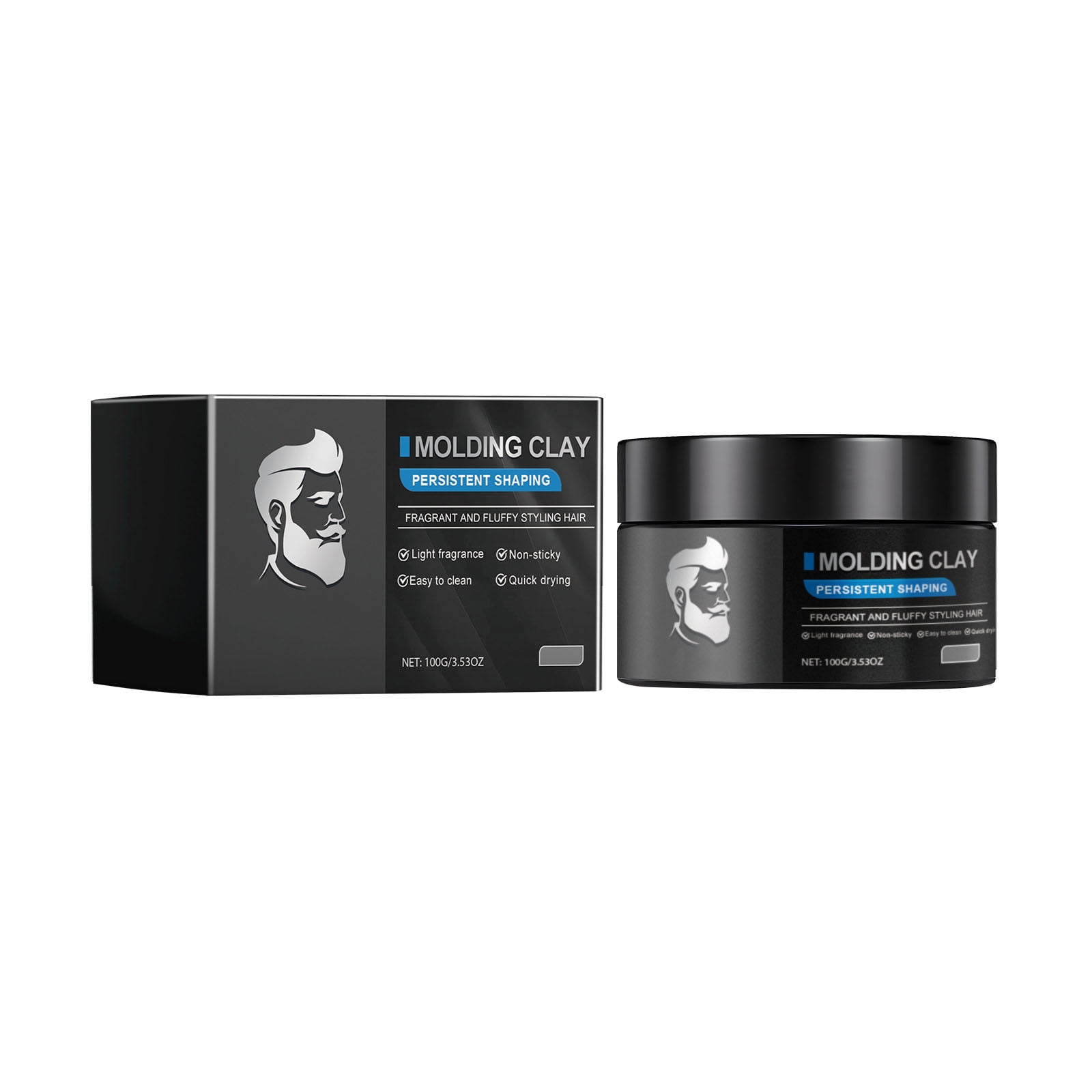 Sumllary Men's Hair Styling Set Lasting Styling Fresh And Non Greasy