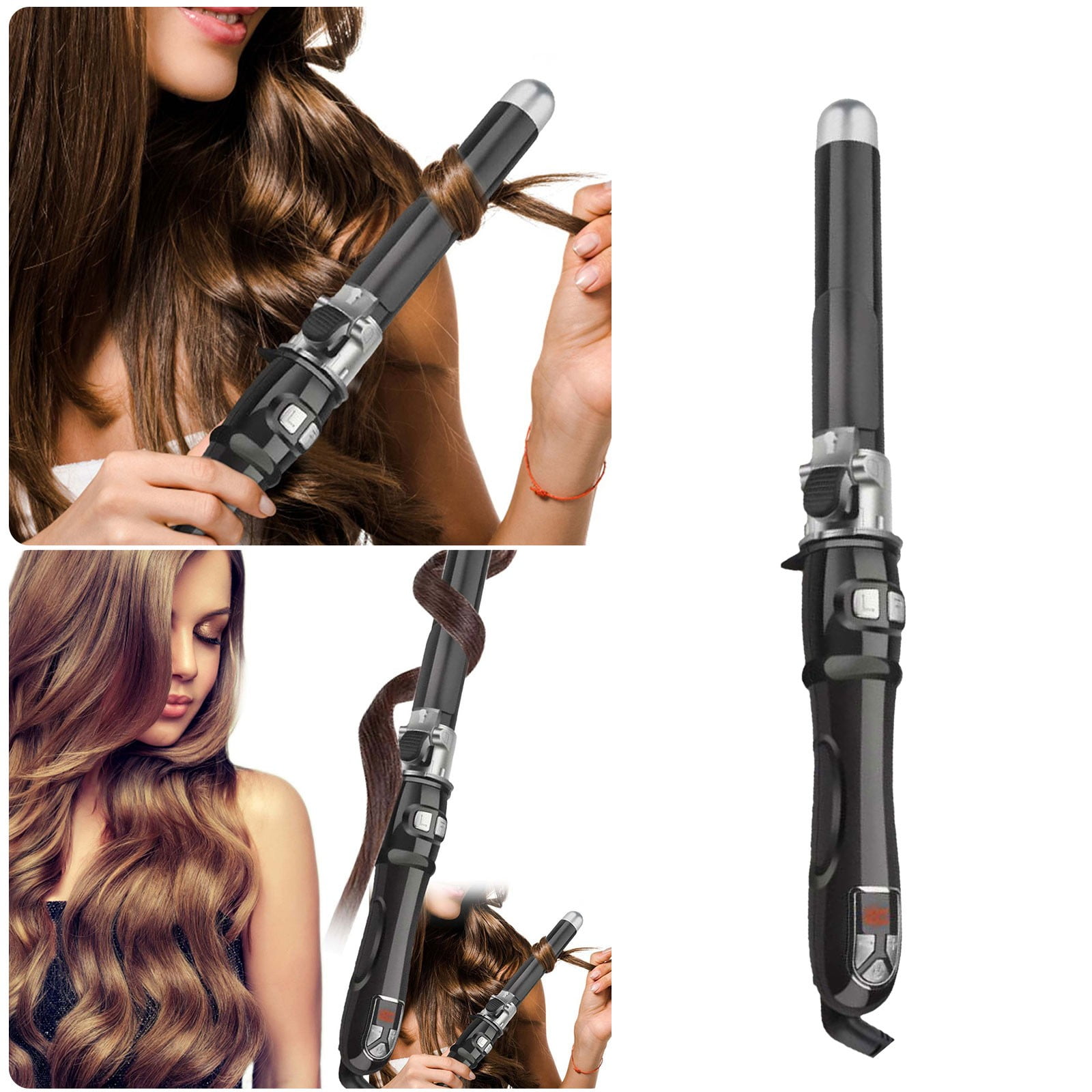 Sumllary Mini Hair Curler Automatic Rotating Curling Automatic Curling