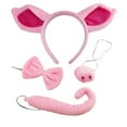 Pig Headband Ears And Tail Set Accessory Games Girl 7 Years Female Game