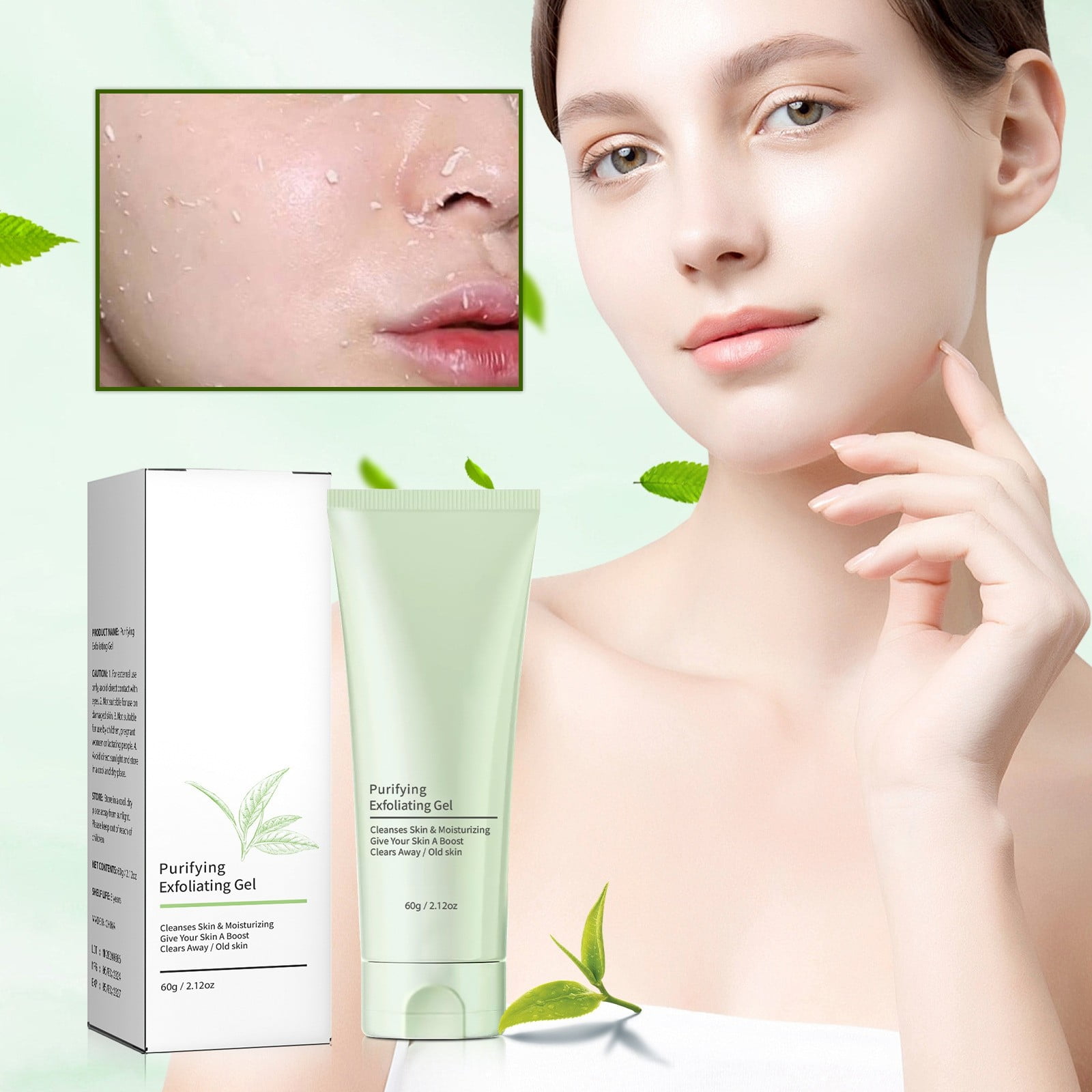 Sumllary Purifying Exfoliating Gel Exfoliating Scrub Facial Exfoliator