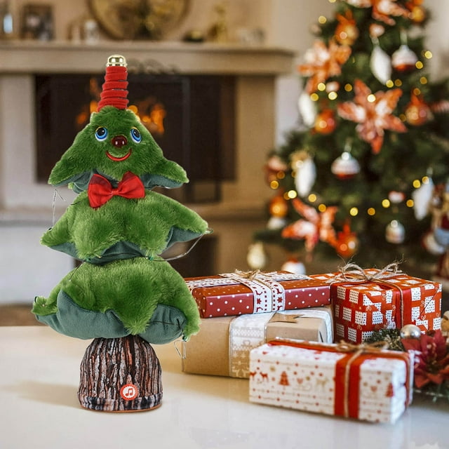 Sumllary Singing Christmas Tree Dancing Christmas Tree Play The Saxhorn
