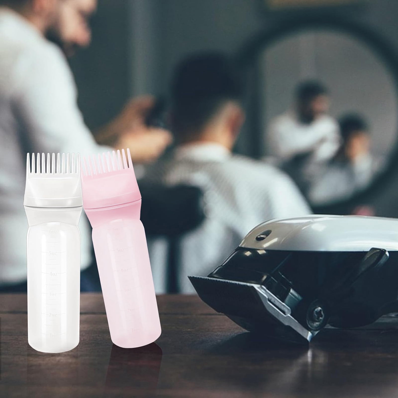 Sumllary Toothed Shampoo Bottle Hair Salon Specific Graduated Hot Dye