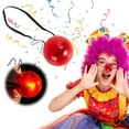 SumllaryCookie Run LED Clown Nose Flashing Red Nose Light Up Nose For
