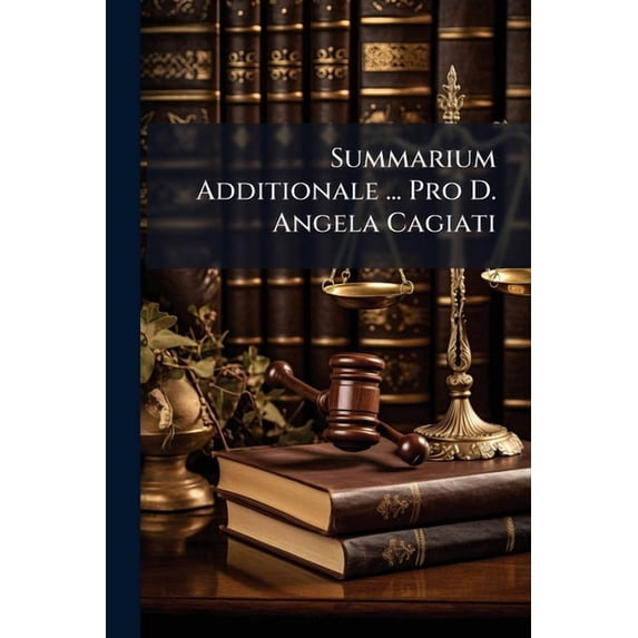 Summarium Additionale ... Pro D. Angela Cagiati (Paperback)