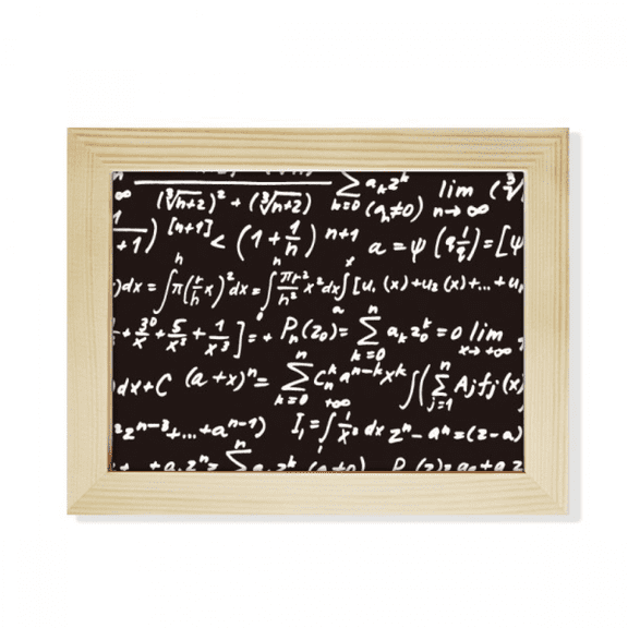 Summarize Mathematical Formulas Calculus Figure Desktop Photo Frame Picture Art Decoration Painting 6x8 inch