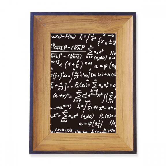 Summarize Mathematical Formulas Calculus Figure Photo Frame Exhibition Display Art Desktop Painting