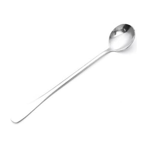 Summark Long handle stainless steel mixing spoon, used for iced tea, coffee, milkshakes, desserts, cakes, cocktails, ice cream, literary and refreshing