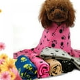 thumbnail image 1 of Summark Lovely Pet Dogs Cats Bed Mat Blanket Soft Winter Warm Fleece Design Pet Puppy Bed Sofa Pet Product Cushion Cover Towel, 1 of 7