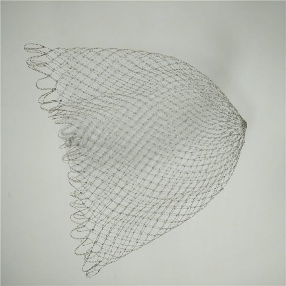 Summark Nylon Fishing Nets Fishing Tackle Collapsible Rhombus Mesh Hole 35cm 40cm 50cm 3 Sizes Depth Folding Dip Net