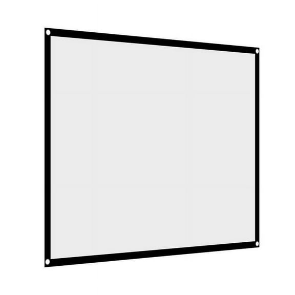 Summark Outdoor Movie Screen, Projector Screen 4K Movie Projection Screen 16:9 Projection Screen Portable Anti-Crease Videochars Movie Screen for Outdoor Use