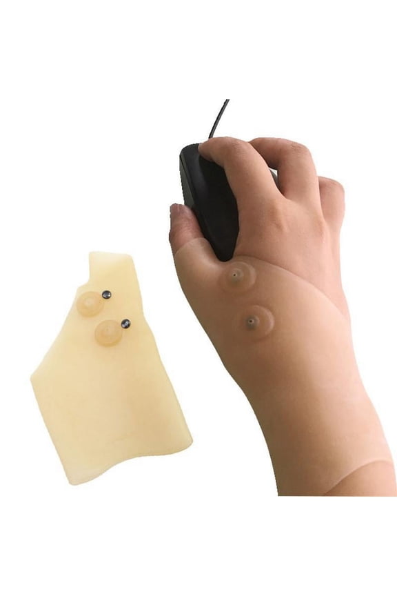 Summark Single magnetic wrist rubber aponeurosis support silicone thumb gloves, suitable for carpal tunnel, hand tendinitis, typing, arthritis, regardless of left and right hands