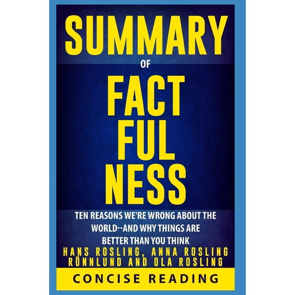 Pre-Owned Summary of Factfulness by Hans Rosling, Anna Rosling R (Paperback)