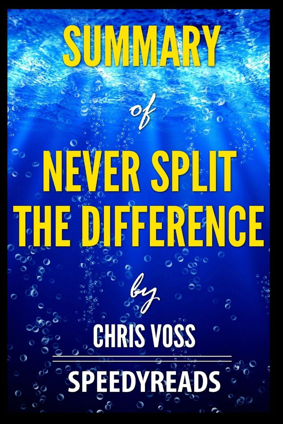 Never Split the Difference Chris Voss Paperback