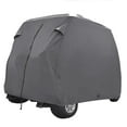 thumbnail image 1 of Summates S420 Golf Cart Cover, Fits Yamaha Drive, EZ Go,Club Car Precedent,Color Tan, Dark Gray (Dark Grey, Fit 4-Person), 1 of 4