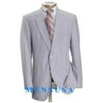 thumbnail image 1 of Summer 2 Piece Suits For Men 2 Button Jacket White And Sky, 1 of 1