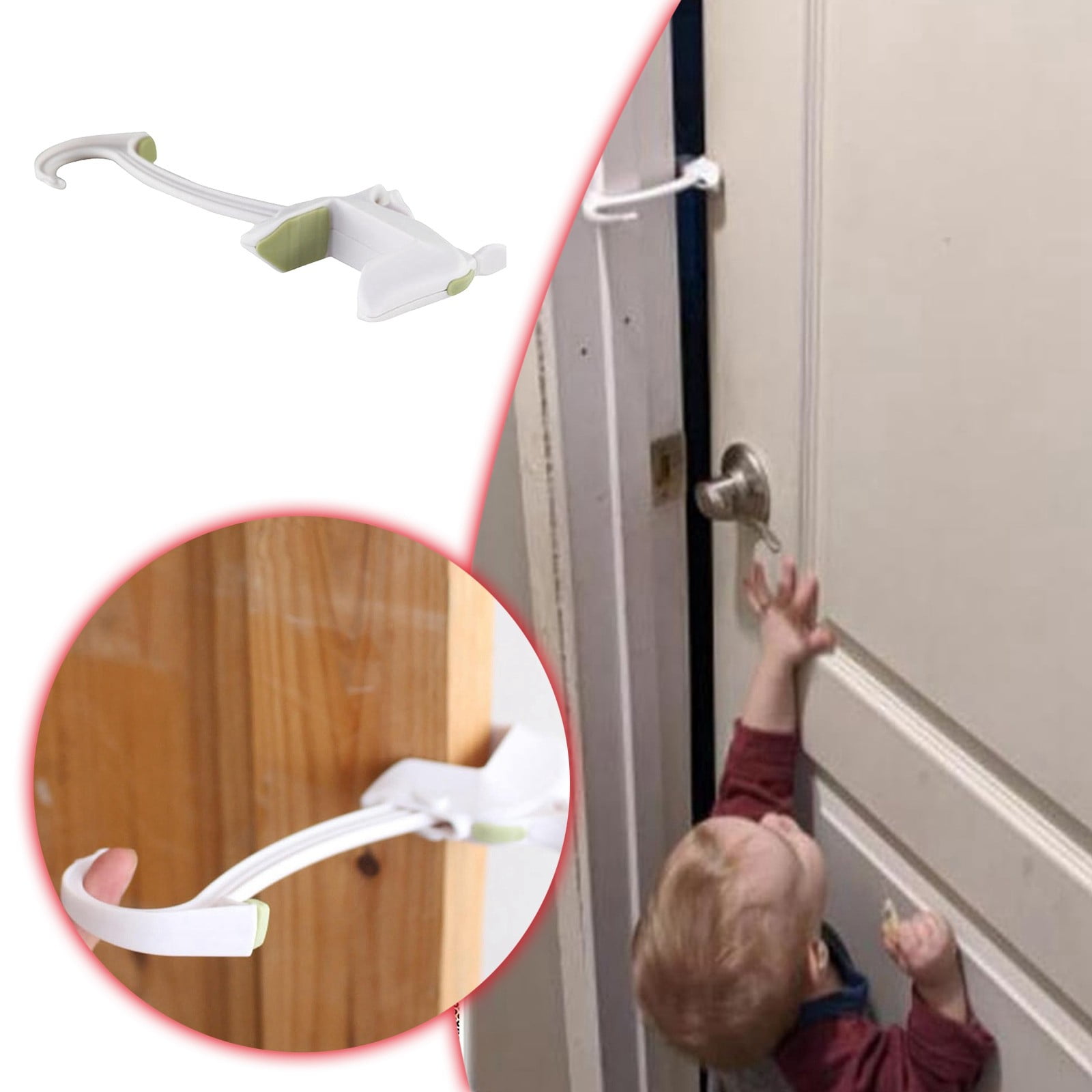 Summer 2024 Child Door Pinch Guards Anti Pinch Door Knobs Lock Slam Protector Home Use Supplies