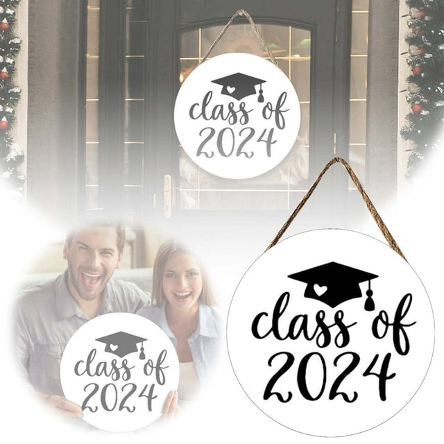 Summer 2024 Customizable Graduation Doorplate Showcasing Your School's