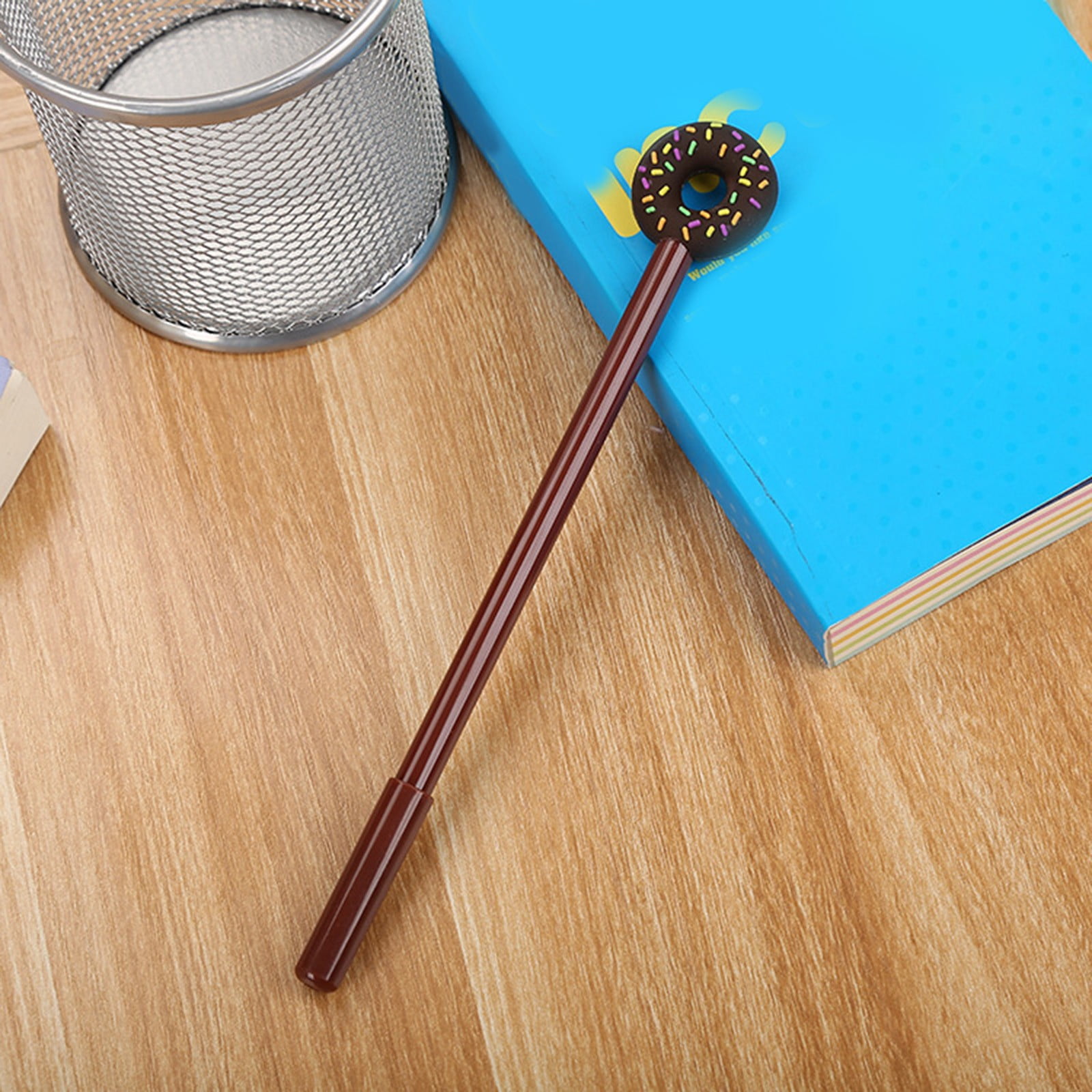 Summer 2024 Donut Gel Pen 0.5mm 2ml Liquid Gel Ink Rollerball Pen For