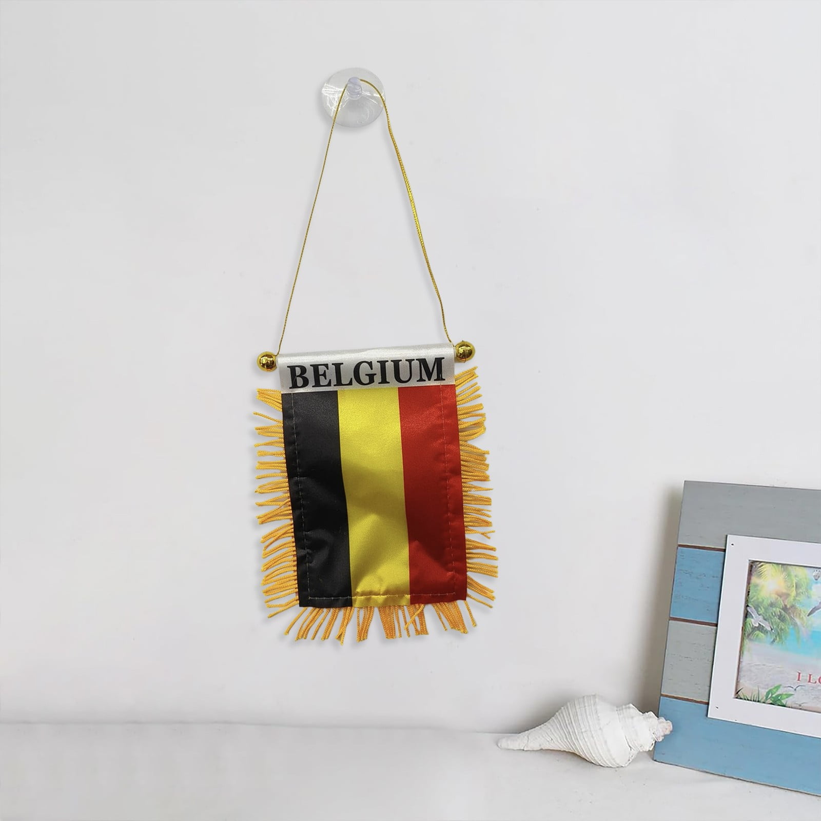 Summer 2024 European Cup Participating Countries Flag Car Flag Small