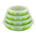 Summer 2024 Folding Silicone Lunch Box Microwave Baking And Heating