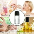 Summer 2024 Large Roller Transparent Glass Bottle For Liquor Massage