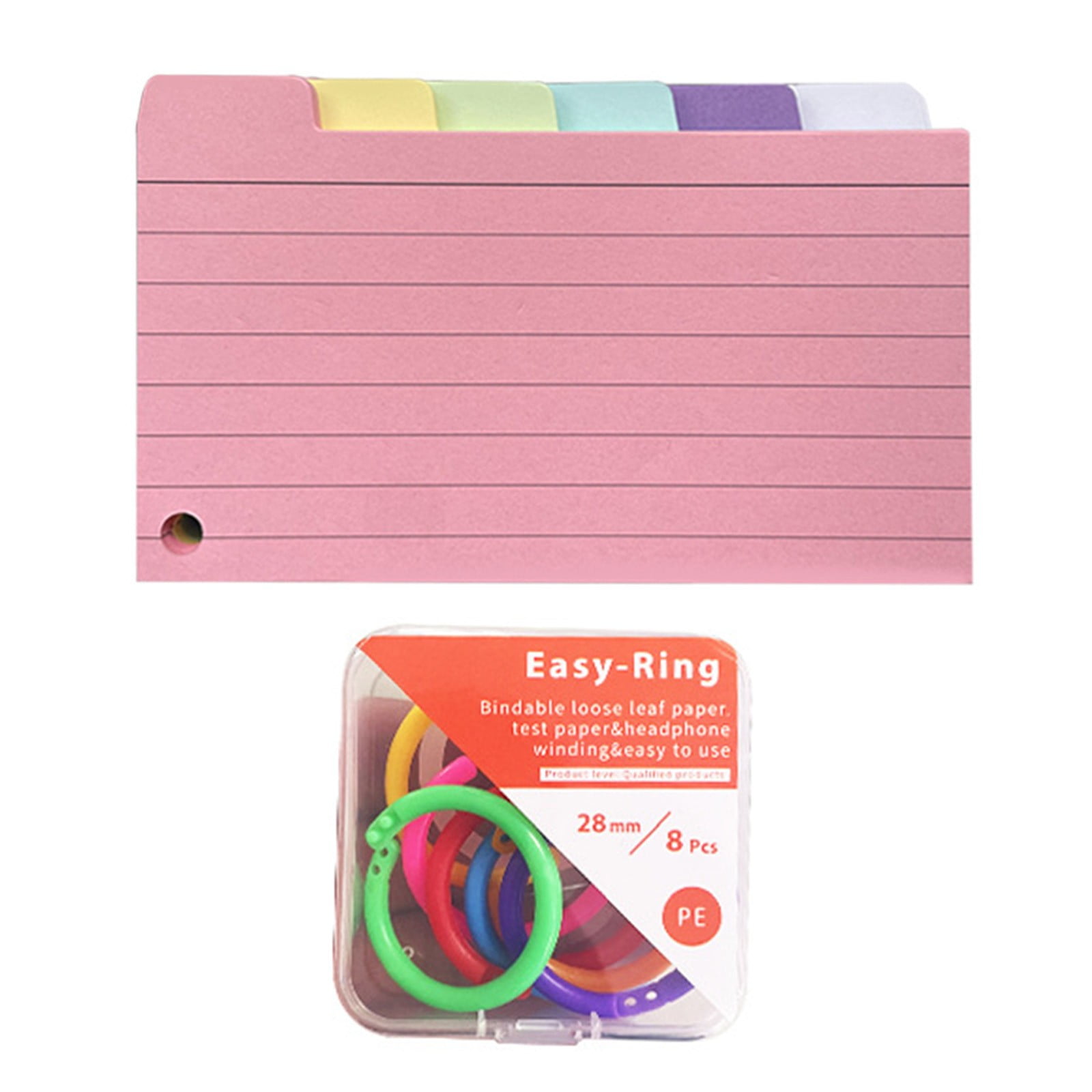 Summer 2024 Ruled Index Cards Flash Cards For Studying Colored Index