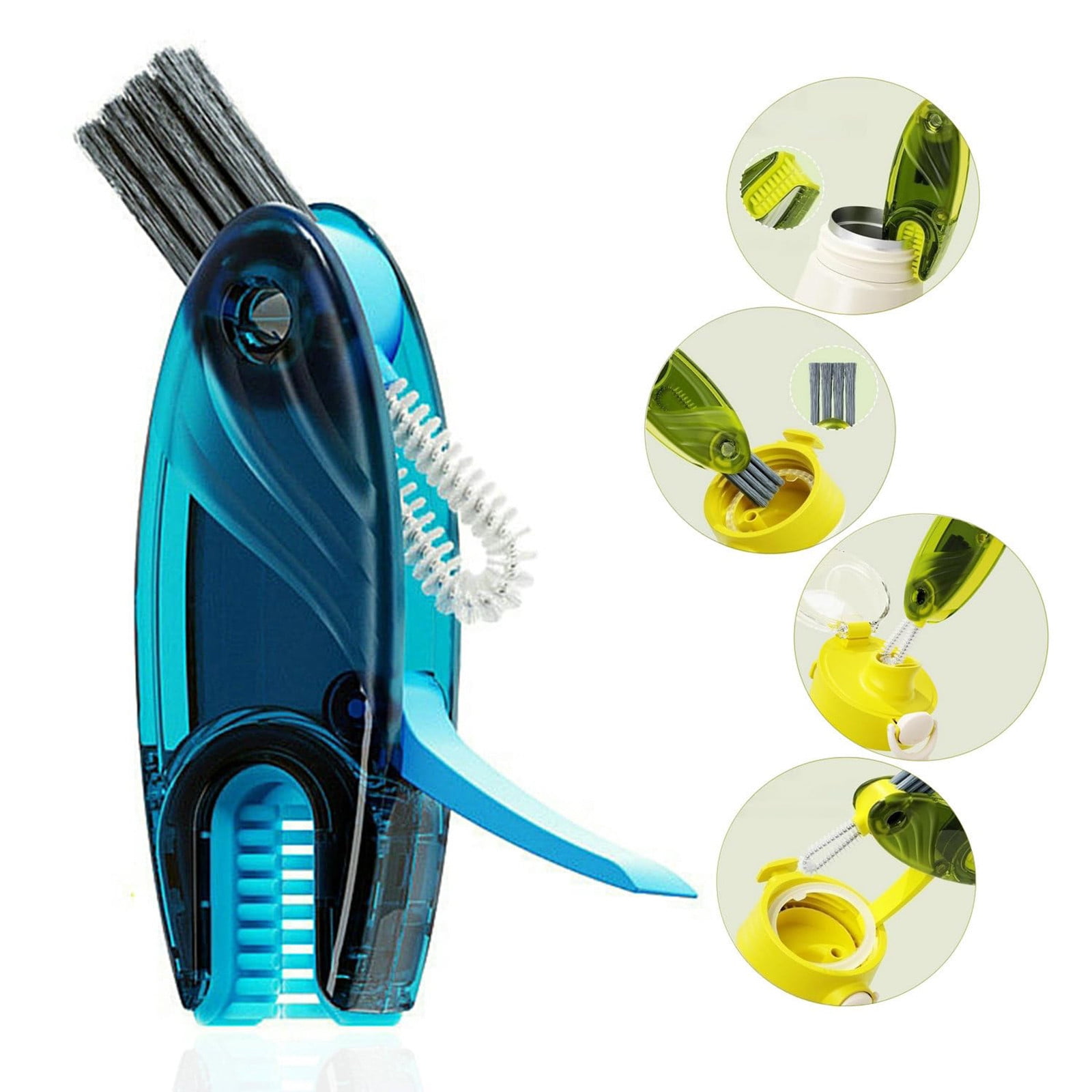 Summer 2024 Upgrade 4 In 1 Cup Lid Cleaning Brush 2024 Sealing Cover