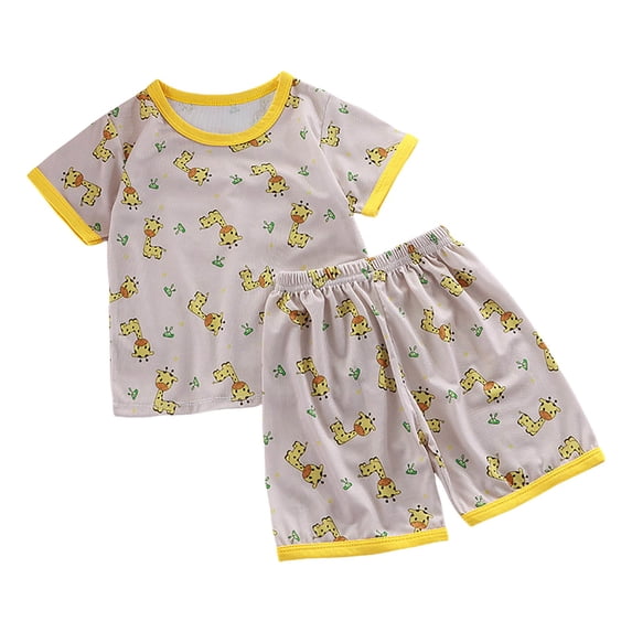 Summer 2Pcs Outfits Set – Toddler Girls Flower Short Sleeve T-Shirt + Pants, Great Gift Set Summer 2Pcs Gift Outfits Set Girls Summer Set 1-11 Years,8-9 Years