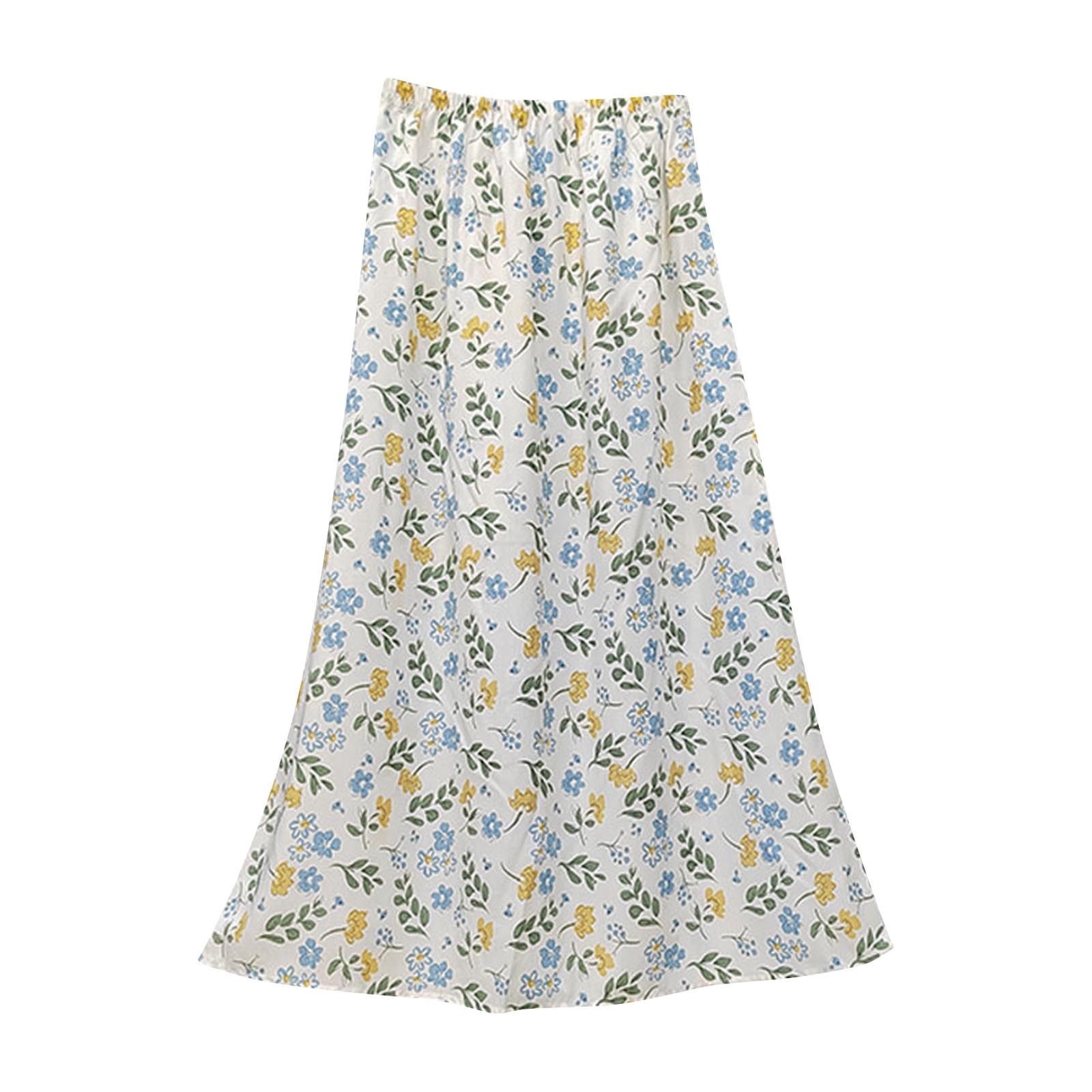 Folds  summer new fashion straight versatile casual skirt temperament elegant printing  hip skirt main image 0