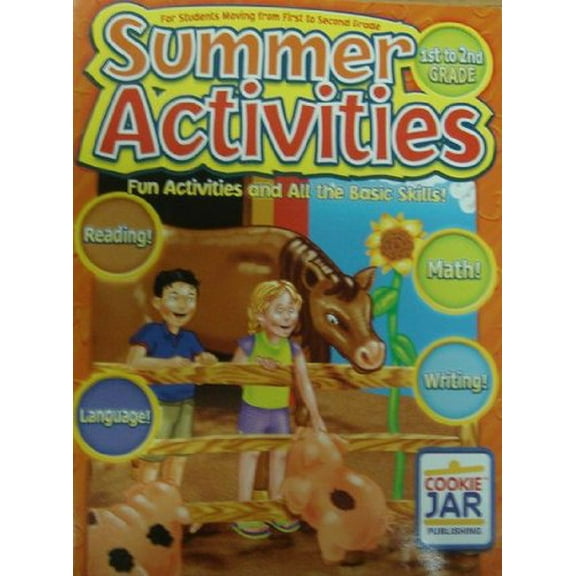 Pre-Owned Summer Activities 1st to 2nd Grade: reading language, math & writing (Paperback) 1594413231 9781594413230