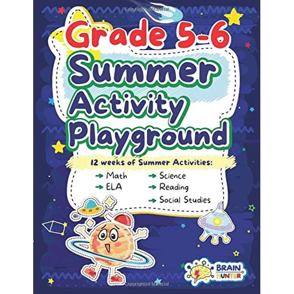 Pre-Owned Summer Activity Playground Grade 5-6: 12 Weeks of Summer Activities - Math, ELA, Science, Reading and Social Studies Paperback