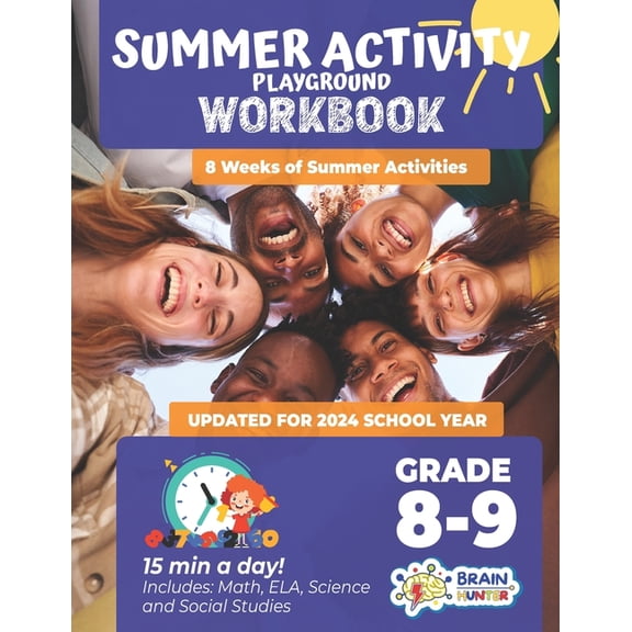 Summer Activity Playground Summer Activity Playground Grade 8-9: 8 Weeks of Summer Activities - Math, ELA, Science, Reading and Social Studies, Book 9, (Paperback)