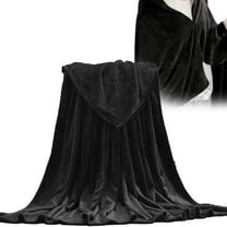 Summer Air Conditioning Blanket Black,1 Summer Air Conditioning Blanket,Blanket Conditioner Quilt Soft Blanket Lightweight Fiber Flannel Blanket Suitable for Adult Sofas and Bedrooms 27.5*40 In