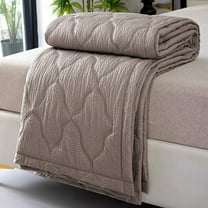 Summer Air Conditioning Quilt,Cool Feeling Ice Silk Blanket,Breathable Thin Quilt for Hot Sleepers,Lightweight Washable Summer Bedding,Moisture Wicking Cooling Comforter,Airflow Regulation