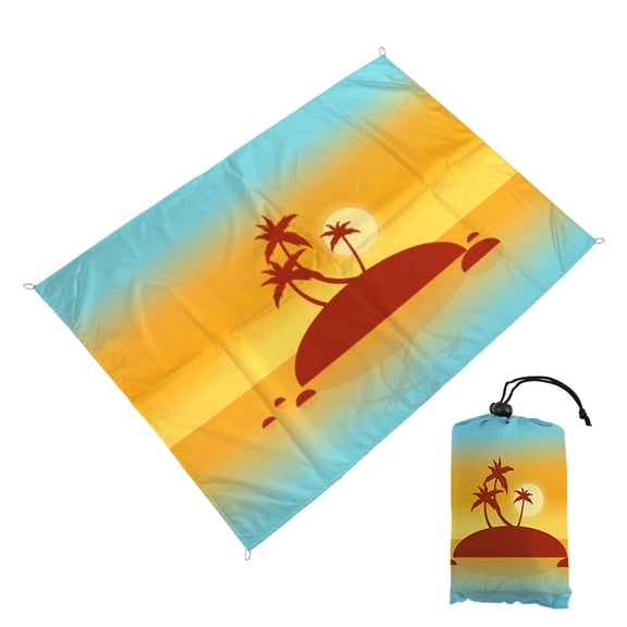 Summer Anckoeil Outdoor Camping Moist-proof Mat-picnic Mat-lightweight Water-proof Floor Mat-mini Folding Beach Mat