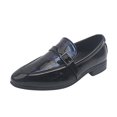 thumbnail image 1 of Summer And Autumn Fashion Boys Casual Leather Shoes Solid Color Lace Up Pointed Lace Up Dress Shoes Blue, 1 of 5