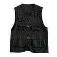 thumbnail image 1 of Summer And Autumn Men's Vest Vest Workwear Large Pocket Weaving Strap Sleeveless Canister Fishing Suit Multi Pocket Outdoor Sports Vest, 1 of 4