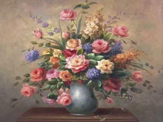 Summer Arrangement Canvas Art - Steiner (22 x 28)