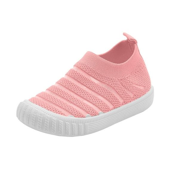Summer and Autumn Girls Outside Shoes Sneakers Flying Woven Mesh Shoes for Size 3 Girls Breathable Comfortable Flat Casual Girls Shoes Size 2 Big Kid Cute 11.5