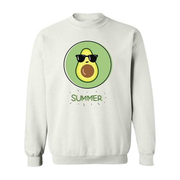 Summer Avocado Sweatshirt Men -Image by Shutterstock, Male Large