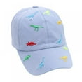 thumbnail image 1 of Summer Baby Boy Baseball Hat Cute Cartoon Dinosaur Infant Visor Caps Cotton Toddler Boys Sun Hats, 1 of 5
