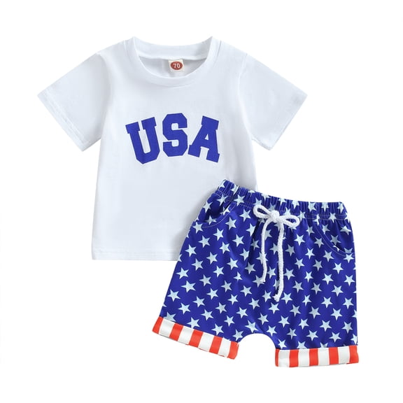 Summer Baby Boy Girl Clothes 3M 6M 12M 18M 24M 3Y Mamas Little Man Outfit Cow T-Shirt Top Short Set Cowboy Outfit for Toddler Boy