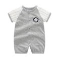 thumbnail image 1 of Summer Baby Boys Clothing Agkizg Baby Boys Bodysuits, Baby Boys Short Sleeves Rompers, Toddler Baby Girls Boys Short Sleeve Printed Color T-Shirt Round Neck Jumpsuit Romper, 1 of 3