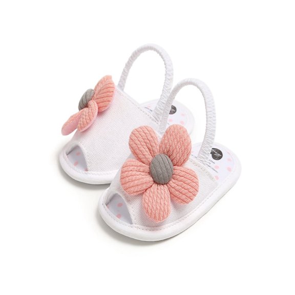Summer Baby Boys Girls Flower Breathable Anti-Slip Shoes Sandals Toddler Soft Soled First Walkers Shoes